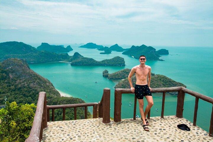 Koh Samui Ang Thong marinpark dagstur med segelbåt