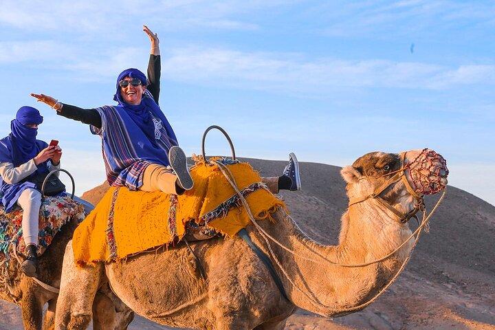 Quad dromedary dinner and fire show animation Dakar marrakchia