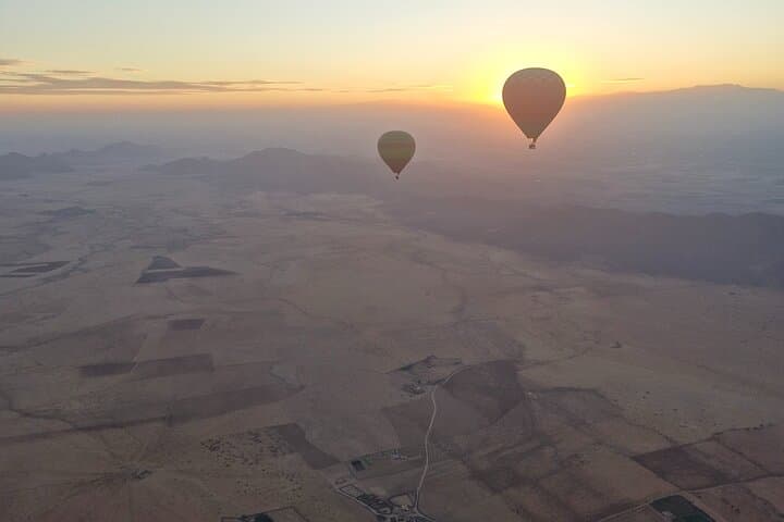 Marrakesh balloon in small group at sunrise
