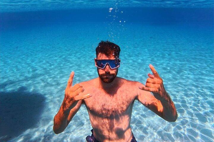 Heraklion privat segling Katamaran kryssning till Dia med lunch