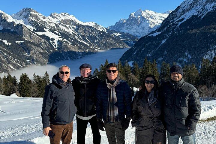 Excursion privée de luxe d'une journée dans les ALPES suisses