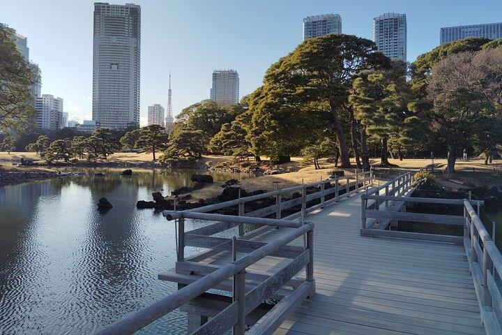 Tokio: Hama Rikyu Garden Private Wanderung