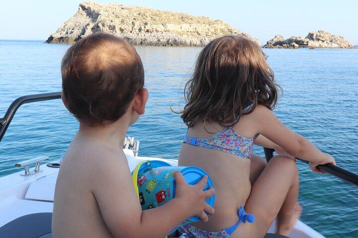 Lindos Huur een Boot - Axopar 25 CT - Halve Dag
