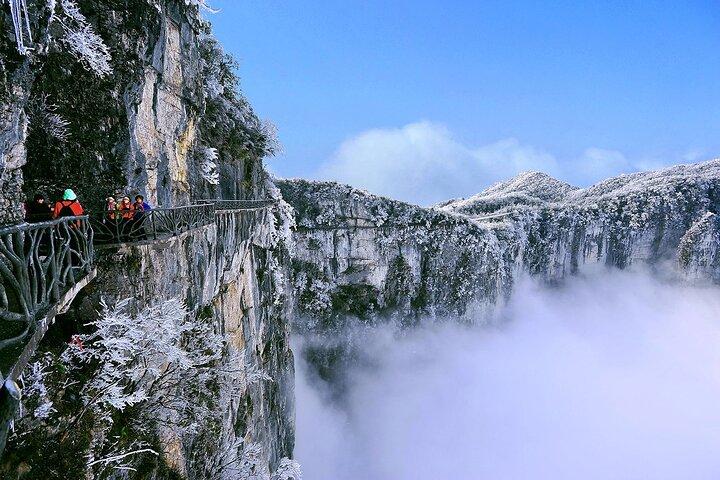 1 - Dag Mini gruppe og private ture til Glass Bridge & Mt. Tianmen