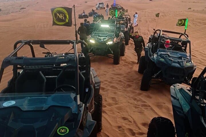 1 Hour Private Self Drive Dune Buggy and Sand boarding in Dubai