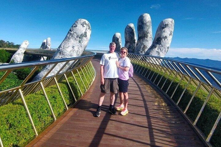 Sen avresa Ba Na Hills - Golden Bridge från Hoi An
