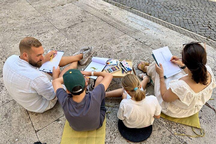 Private Family Scavenger Hunt & Art Lab Tour – Roma