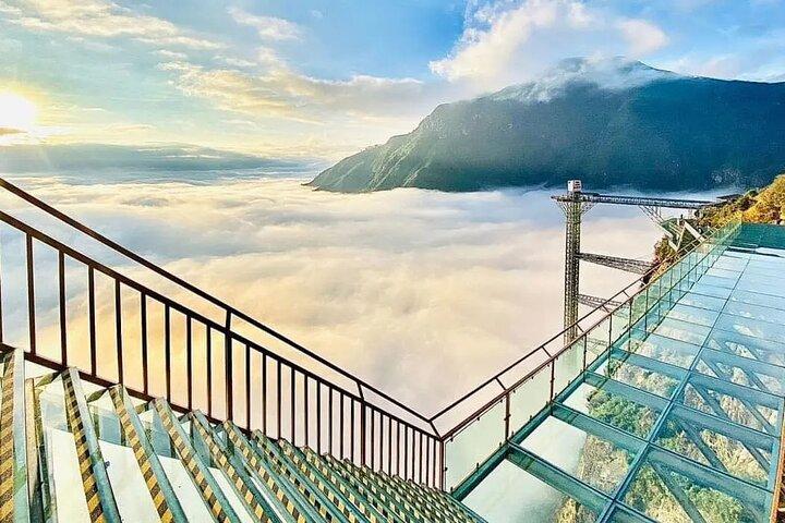 Sapa Dragon Cloud Glass Bridge og Silver Waterfall Halvdagstur