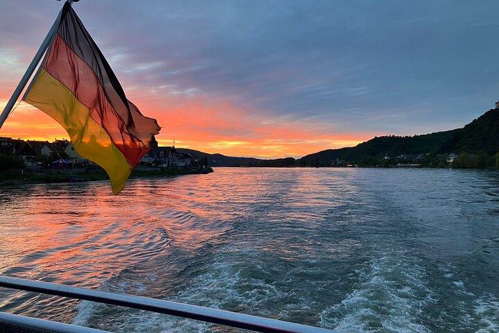 Crucero al atardecer por Coblenza