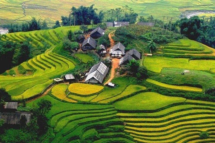 Hanoi a Sapa 3 - Tour di un giorno in trekking–1 notte in famiglia, 1 notte in hotel