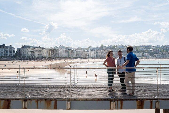 San Sebastian passeio a pé com pintxo e opção de bebida