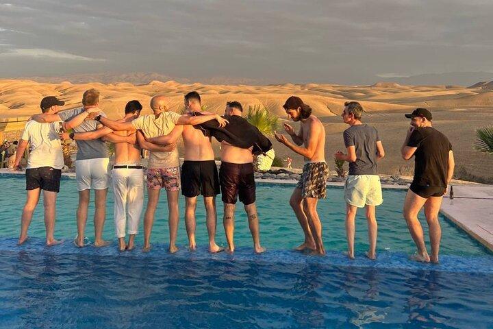 Agafay Desert Luxury Tour with Buggy, Camel and Diner Show
