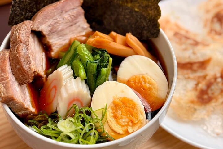 Tokyo: Ramen, Gyoza and Veggie Side Dish Class Near Yanaka
