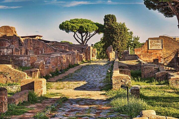 Rovine di Ostia Antica e gita di un giorno sulla spiaggia di Ostia con trasporto
