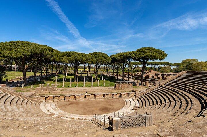 Rovine di Ostia Antica e gita di un giorno sulla spiaggia di Ostia con trasporto