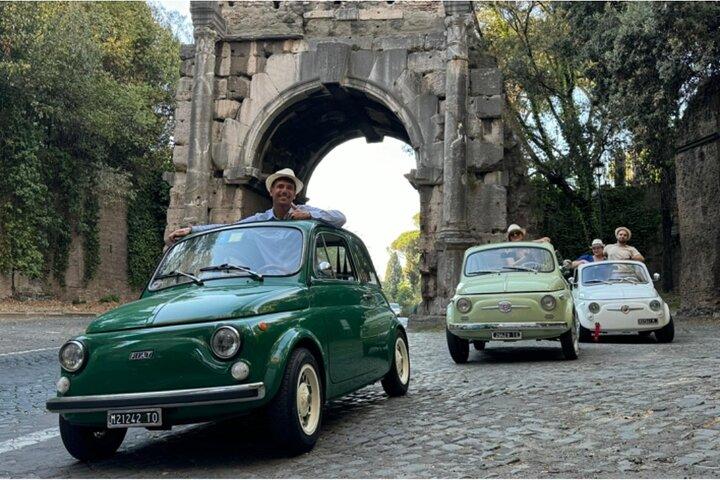 Rom Private Fiat 500 Tour : Highlights der Stadt und lokale Verkostung