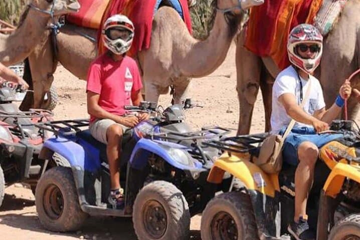 Marrakech: camel and quad bike excursion with sunset