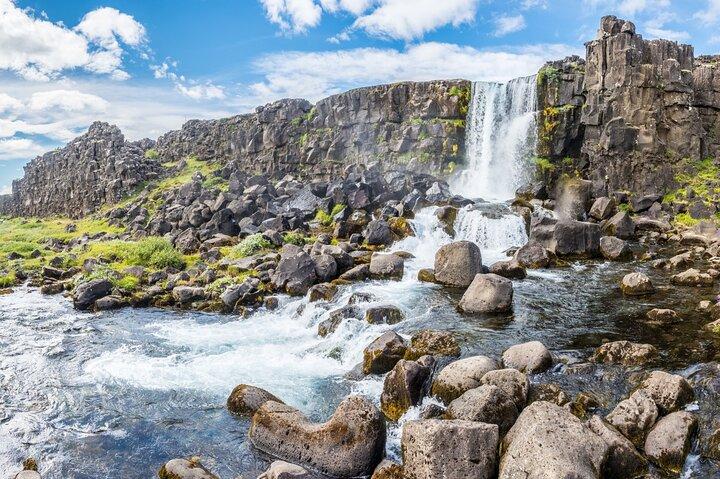 Private Golden Circle Glacier Snowmobiling Tour fra Reykjavik