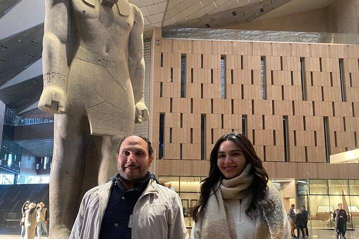 Grand Egyptian Museum Magnificent, King Tut Gallery e almoço