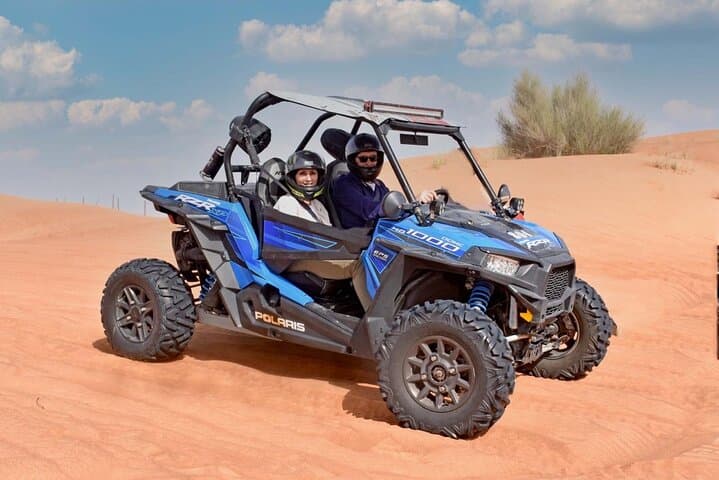 Dubai Premium Red Dunes Buggy Adventure with Camel & Sandboarding