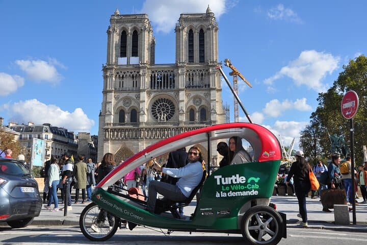 The Best of Paris in Private Rickshaw bike