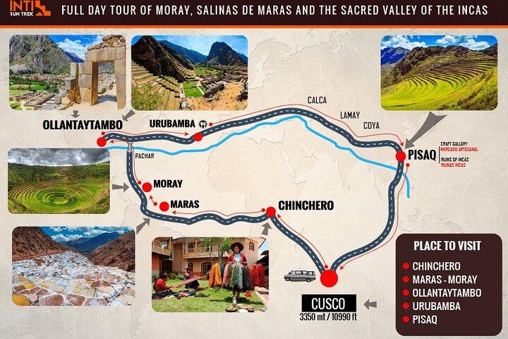 Tour di un'intera giornata di Moray Salinas de Maras e La Valle Sacra di Cusco