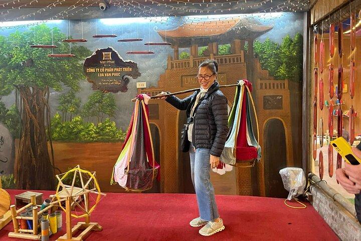 Van Phuc Silk und Duong Lam Village Private Tagesausflug von Hanoi