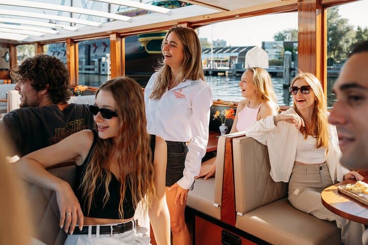 Amsterdam Canal Cruise with Cheese and Wine