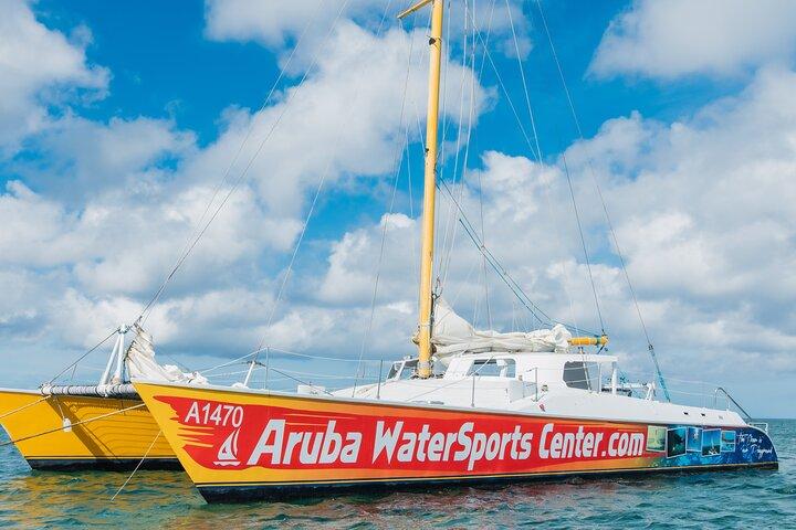 Navegación en catamarán con snorkel en Aruba