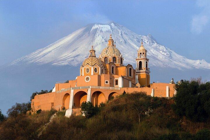 Puebla de Talavera Tegels stad & Cholula de Grootste Piramide