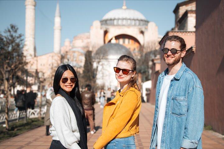 Private Photoshoot at Hagia Sophia and Blue Mosque in Istanbul
