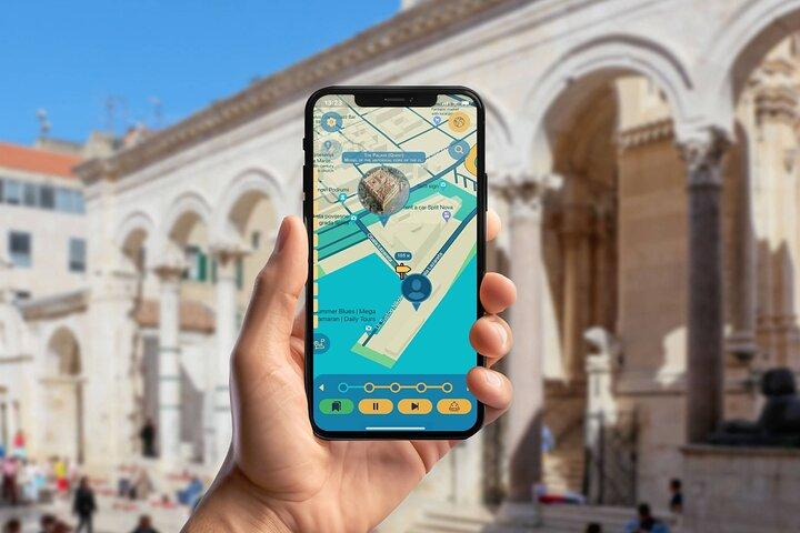 Split's Past and Future GPS App Walking Tour Juego móvil