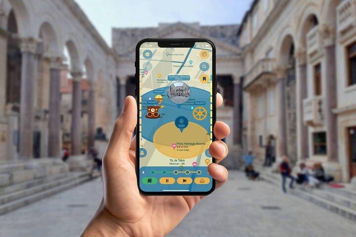 Split's Past and Future GPS App Walking Tour Juego móvil