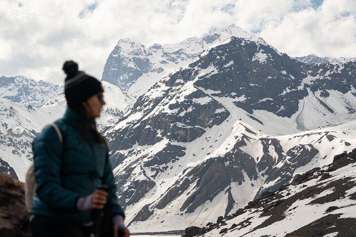 Cajon del Maipo & Embalse El Yeso + sources thermales, privé Journée complète