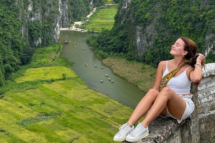 Hanoi: Private Tagestour Trang An, Bich Dong & Mua Höhlen erkunden