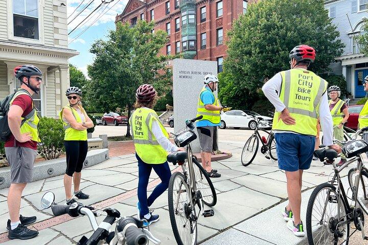 City of Portsmouth Cykeltur - Besök historiska landmärken + platser