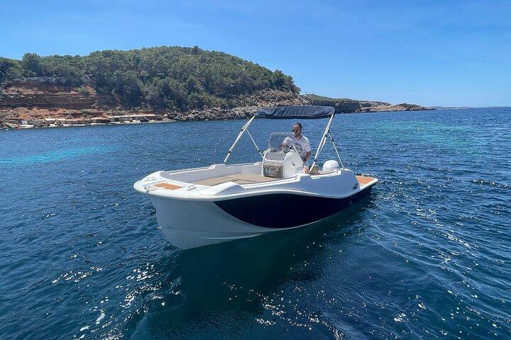 Explore Ibiza by Boat without License. Navigate to Your Rhythm