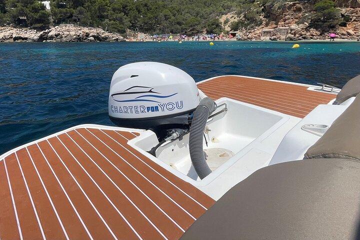 Explore Ibiza by Boat without License. Navigate to Your Rhythm