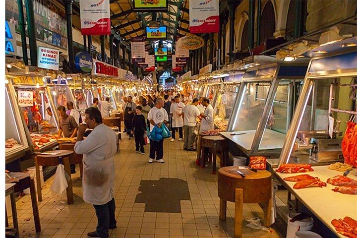 Mercados de comida callejera de Atenas y gemas ocultas