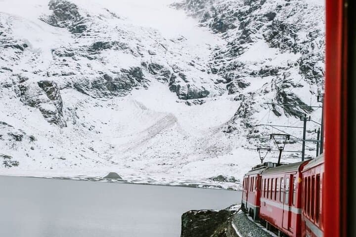 Intimate Small-Group Bernina UNESCO Scenic Train on Swiss Alps