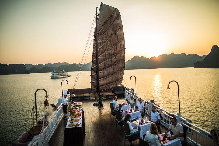 2D1N Private Halong Bay Cruise Ba Ham e Tian Ong Explorer