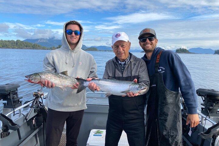 Private Ketchikan Wild Alaskan Lachs Angeltour