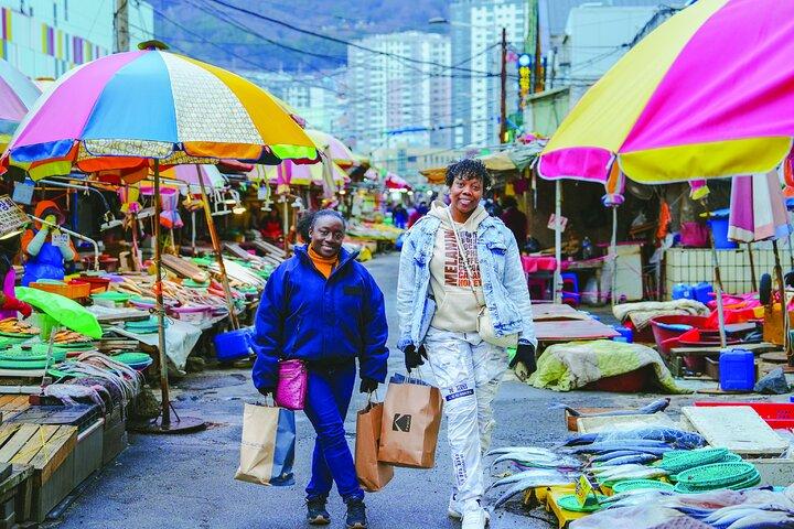 Busan traditionele markt food tour