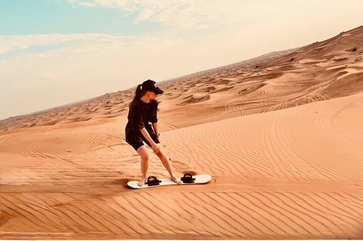 Dubai Desert Safari Camel falcon Sandbording Premium BBQ Dinner