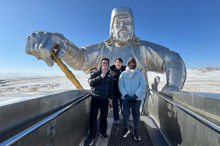 De UB : Chinggis Khan Statue&Turtle Rock&Aryapala temple Visite d'une journée