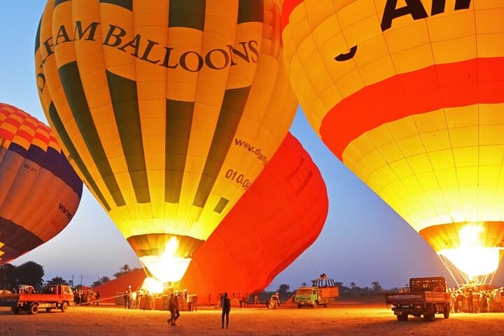 Luxury Hot Air Balloon with Karnak and Luxor Temples