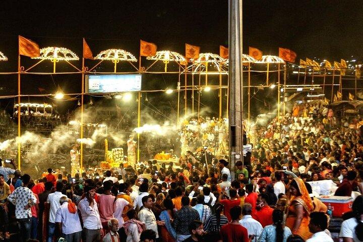 Varanasi : Excursion d'une journée complète à Varanasi avec visite Sarnath