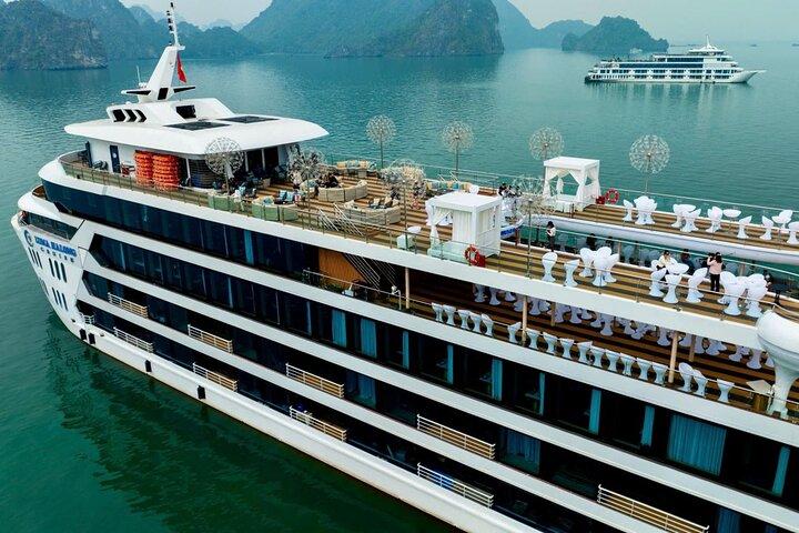 Cruzeiro de 5 estrelas em Halong Bay com almoço buffet