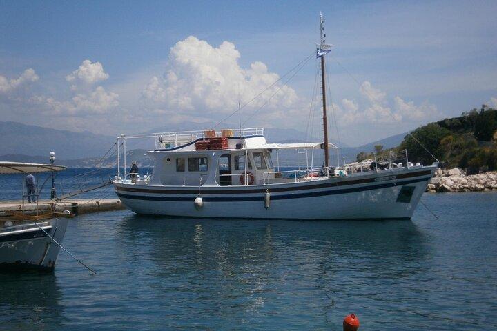 Corfu Boat Trip to Kalamas Beach with BBQ & Swimming