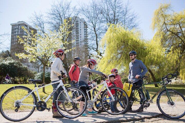 Familiecykeltur til Stanley Park